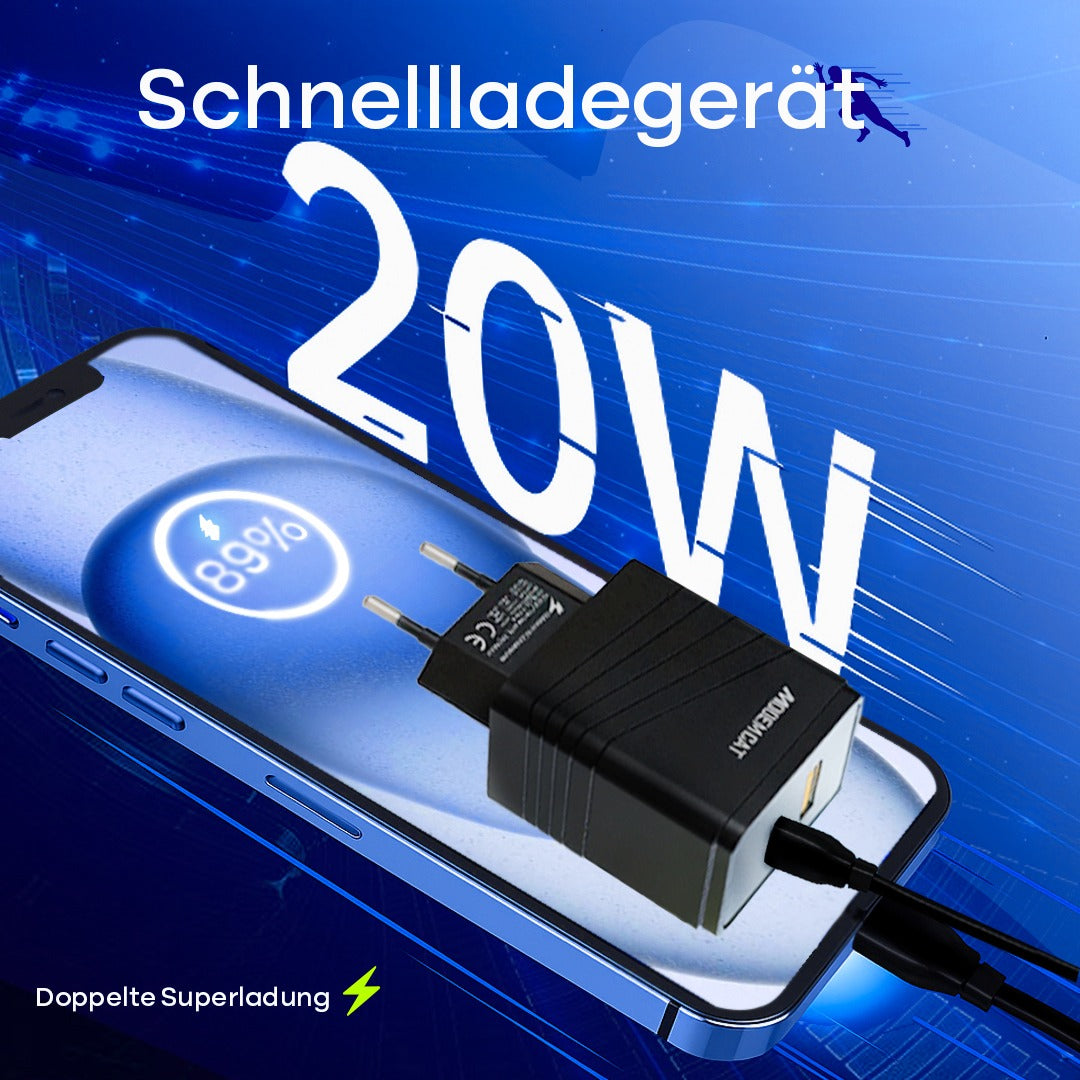 Handy Ladegerät 20W – Schnellladung für Smartphones, Tablets und mehr