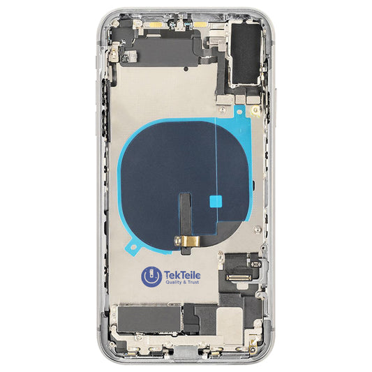 Rückgehäuse kompatibel mit iPhone 11 mit Kamerarahmen – Ersatzteil, in 4 Farben